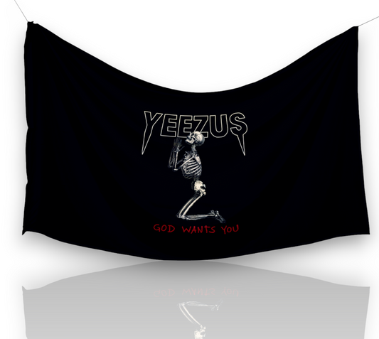 Kanye West "Yeezus God" Wall Flag